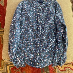 Men’s 4XLT Floral Print Polo Ralph Lauren Button Down - *** Hemmed to 3XB Size!!